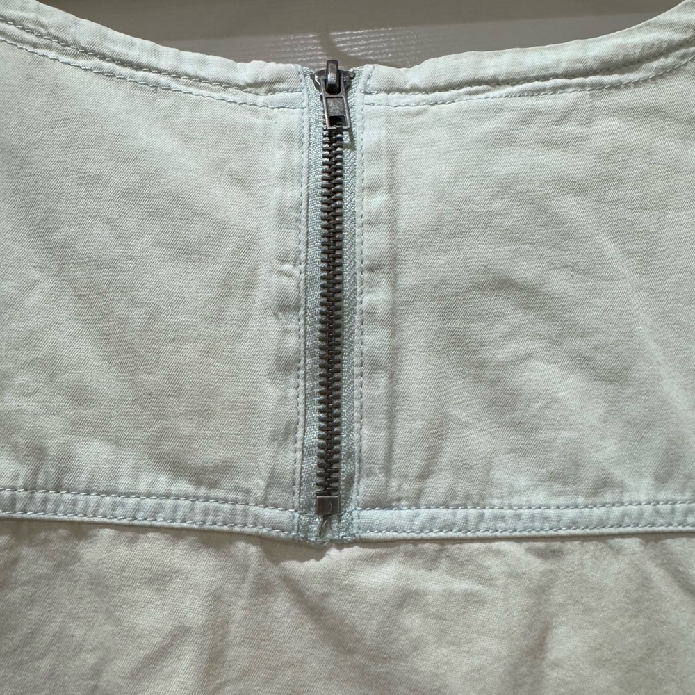 Levi's White Washed Denim Blouse - Picture 3 of 10